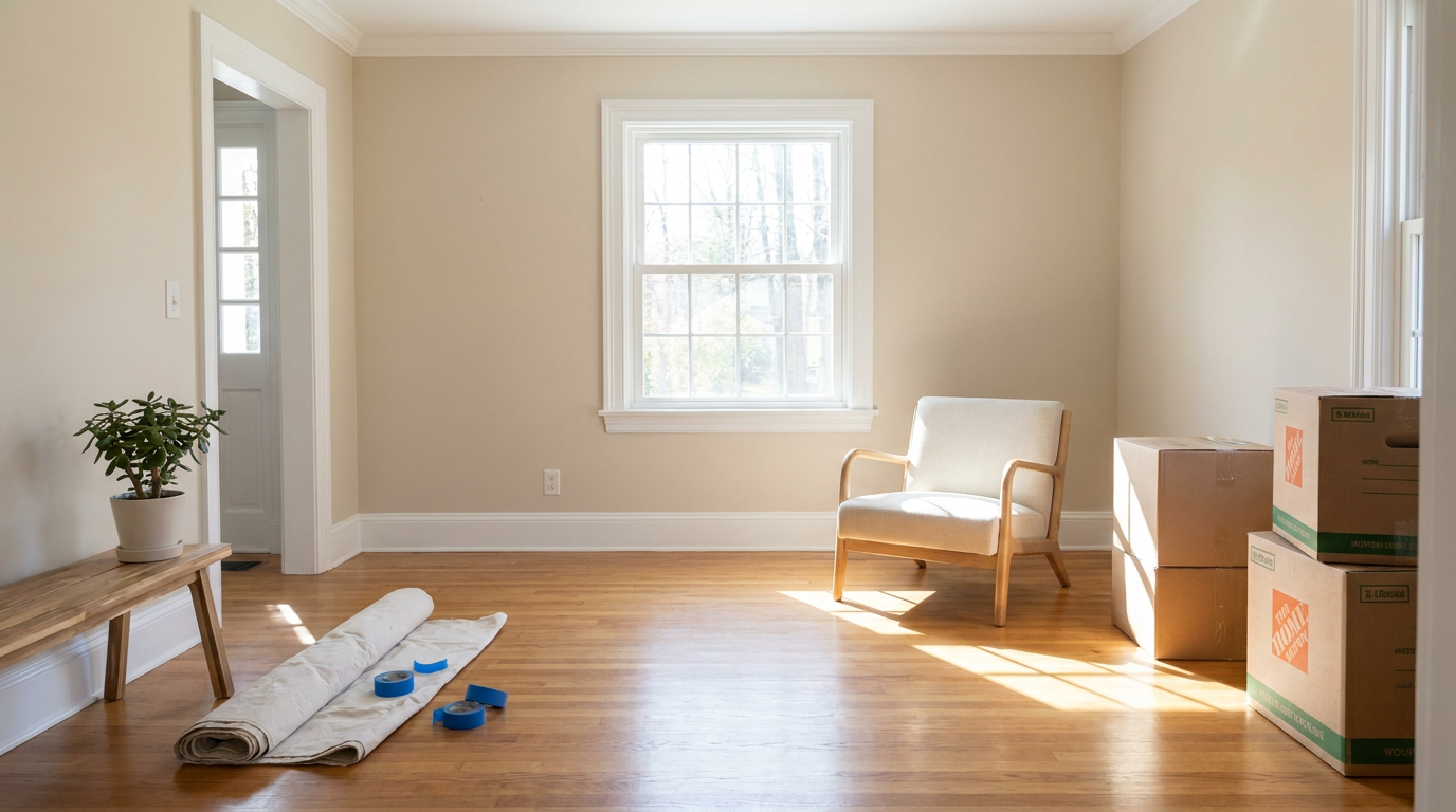 Interior painting before selling a Connecticut home to improve buyer presentation