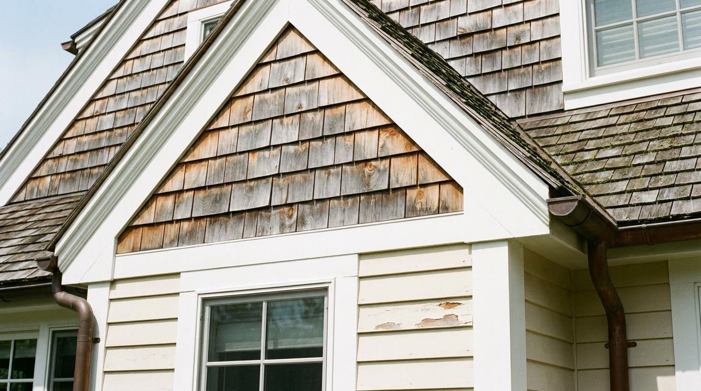 Fascia Repair Before Exterior Painting Fascia repair review before exterior painting on a Connecticut home